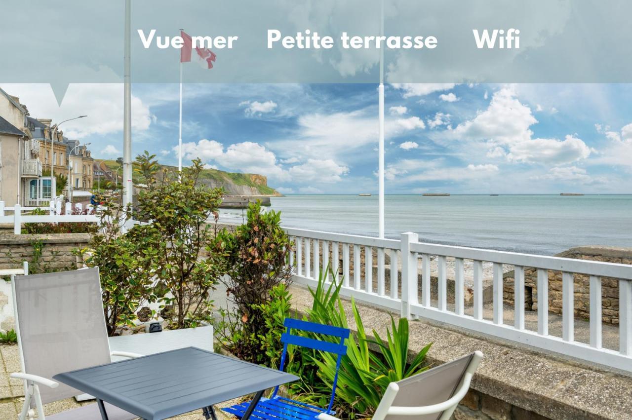 Appartement En Front De Mer Avec Terrasse Et Vue Mer Arromanches-les-Bains Ngoại thất bức ảnh