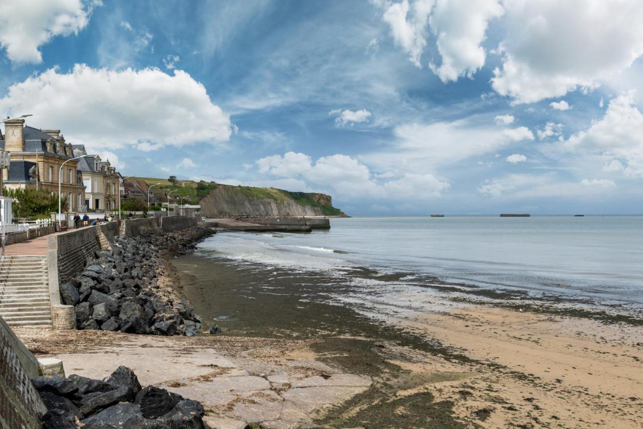 Appartement En Front De Mer Avec Terrasse Et Vue Mer Arromanches-les-Bains Ngoại thất bức ảnh